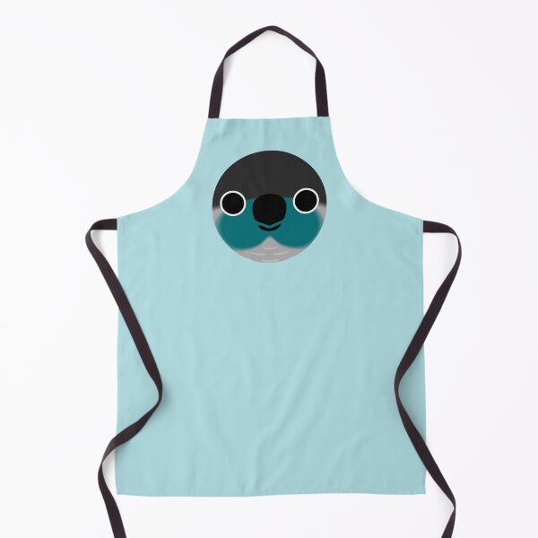 Item preview, The face of a Turquoise Green-cheeked parakeet designed and sold by INKOYADO.
