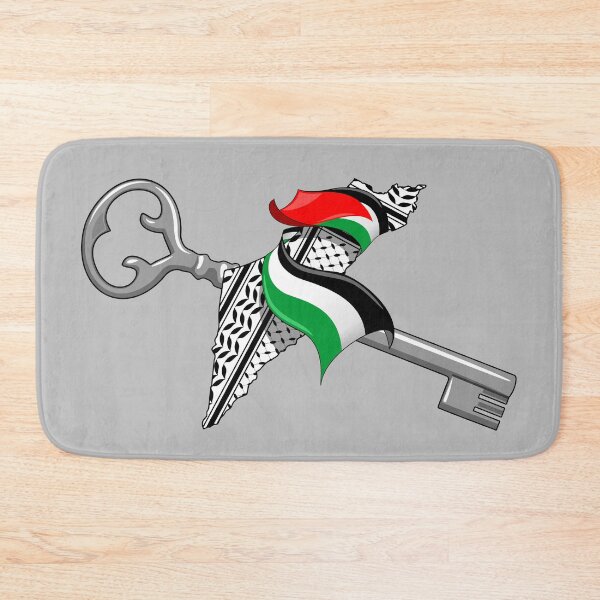 Item preview, Palestinian Flag wrapped around Palestine and Key designed and sold by BluedarkArt.