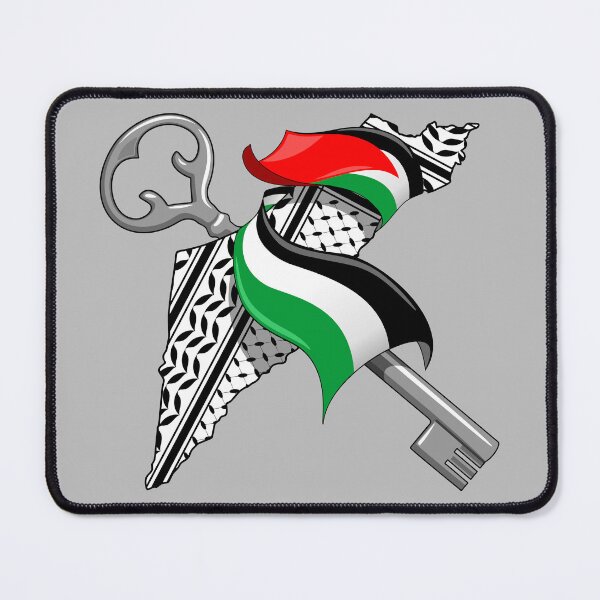 Item preview, Palestinian Flag wrapped around Palestine and Key designed and sold by BluedarkArt.