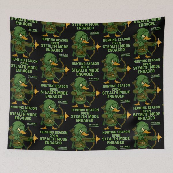 Item preview, Stealth Mode Engaged – Funny Archer Duck Gamer Shirt designed and sold by TeeTimeTreasure.