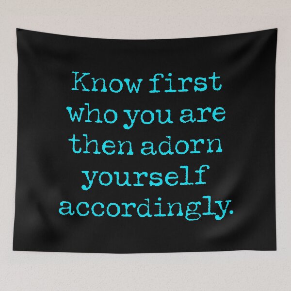 Item preview, Know who you are then adorn yourself accordingly. v.4 designed and sold by x1brett.