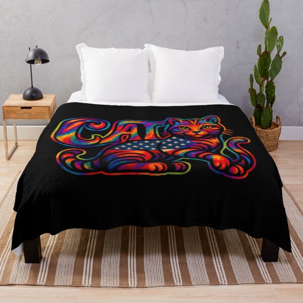 Item preview, Rainbow Patriotic Cat Art designed and sold by OMdesign10.