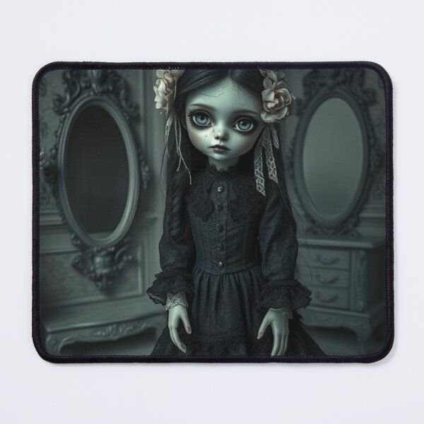 Item preview, Copy of Porcelain Whispers" or "The Doll in the Shadows designed and sold by PratikG24.
