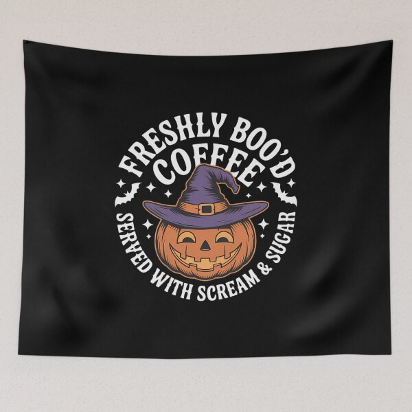 Item preview, Funny Halloween Sayings Coffee Lover Witch Hat Fall designed and sold by blueyeeti.
