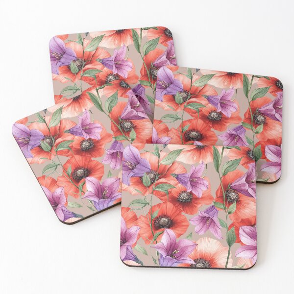 Item preview,  Poppies Campanula designed and sold by Tina Veenstra.