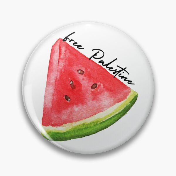 Item preview, FREE PALESTINE | Watermelon Symbol & Handwritten Message designed and sold by Curly-Erre.