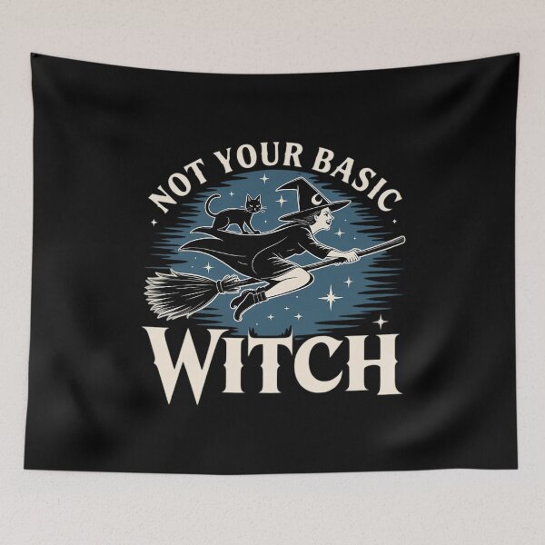 Item preview, Funny Halloween Trick or Treat Costume Not Your Basic Witch designed and sold by blueyeeti.