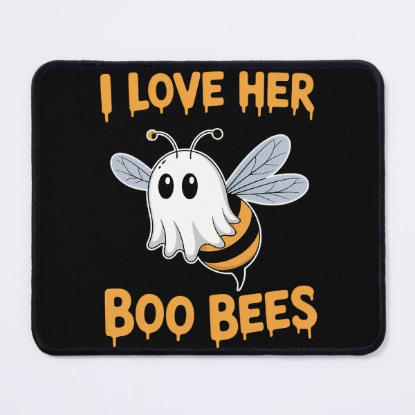 Item preview, Funny I Love Her Boo Bees Couples Halloween Day designed and sold by blueyeeti.