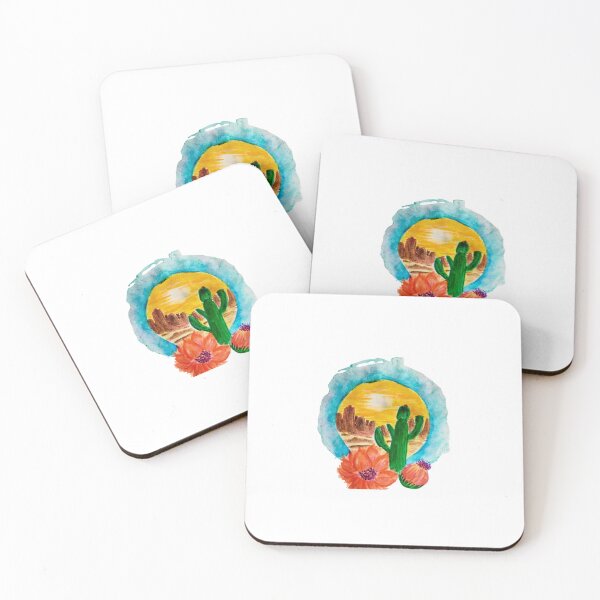 Item preview, Memories of Desert Sunset original watercolor designed and sold by GwendolynLee.