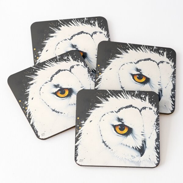Item preview, White & black owl designed and sold by nataliakuruch.