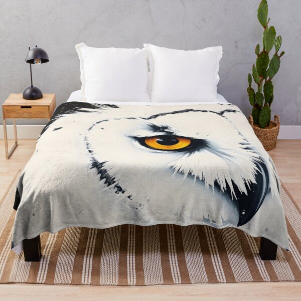 Item preview, White & black owl designed and sold by nataliakuruch.