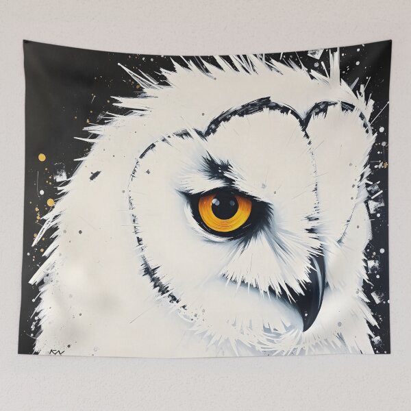 Item preview, White & black owl designed and sold by nataliakuruch.