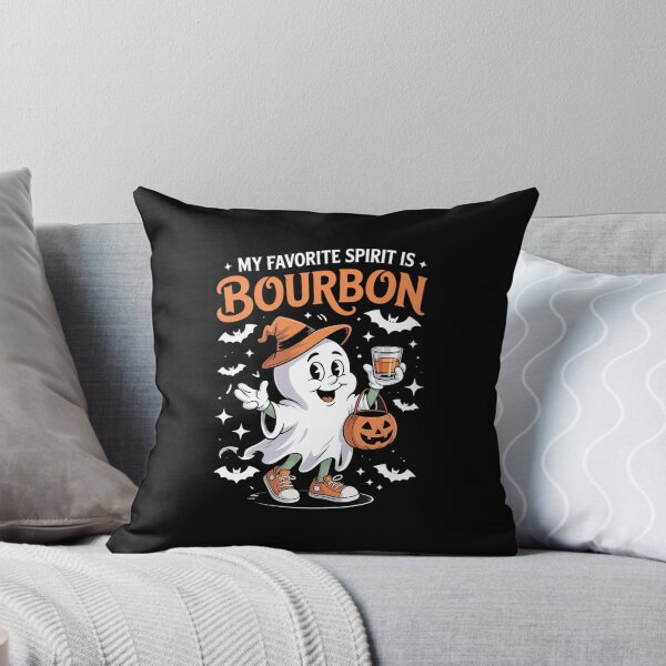 Item preview, Funny My Favorite Spirit is Bourbon Spooky Halloween Ghost designed and sold by blueyeeti.