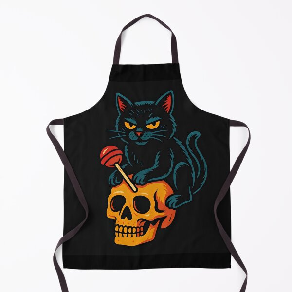 Item preview, Cat on Skull with Lollipop Pop designed and sold by Amr Siam.