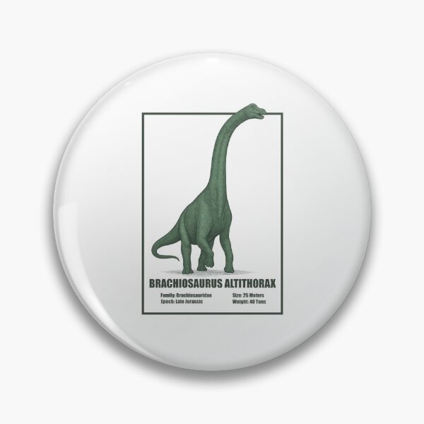 Item preview, Brachiosaurus Altithorax – Vintage Dinosaur Illustration designed and sold by SlatoMato.