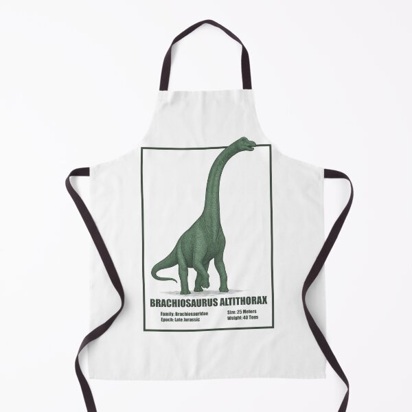 Item preview, Brachiosaurus Altithorax – Vintage Dinosaur Illustration designed and sold by SlatoMato.