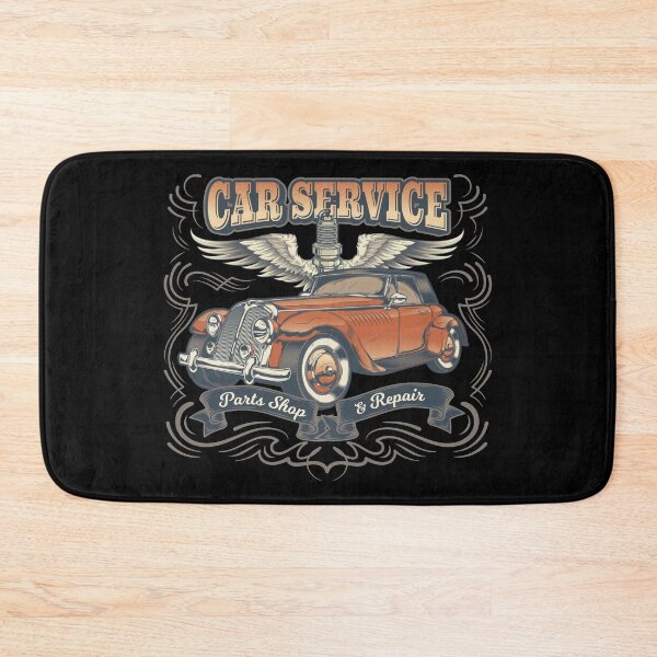 Item preview, Retro Car Service designed and sold by DCE Studio.
