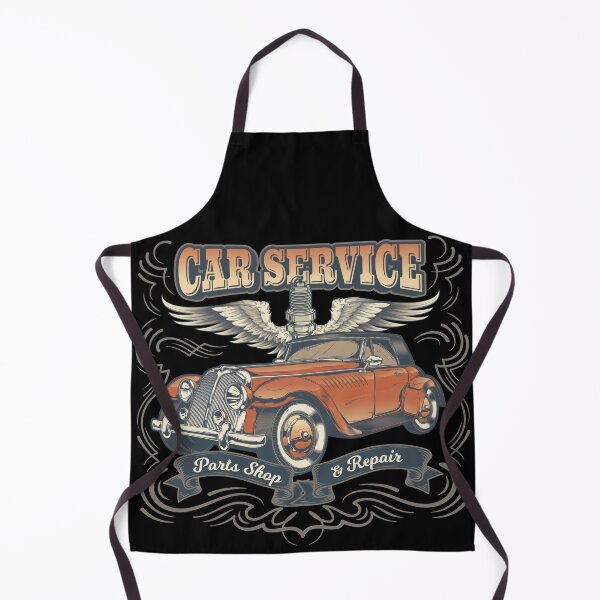 Item preview, Retro Car Service designed and sold by DCE Studio.