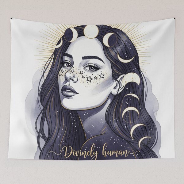 Item preview, Divinely Human: Celestial Moon Goddess designed and sold by Katji01.