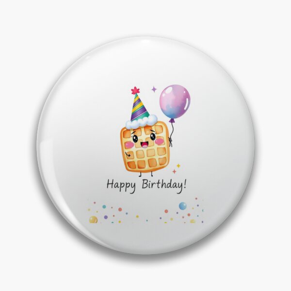 Item preview, Waffle birthday Cool cute kawaii meme gift vanilla syrup designed and sold by CheeseBlueprint.