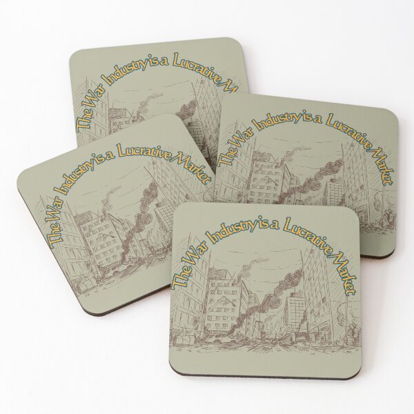 Item preview, THE WAR INDUSTRY IS A LUCRATIVE MARKET designed and sold by Richastudio.