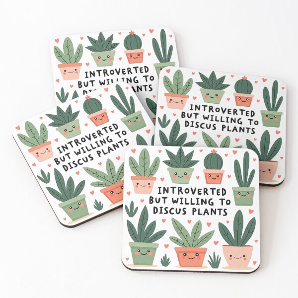Item preview, Introverted But Willing to Discuss Plants – Funny Plant Lover T-Shirt designed and sold by shadystitch.
