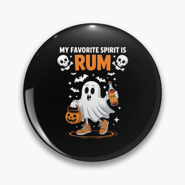 Artikelvorschau, Lustiger gruseliger Geister-Rum, mein Lieblingsgeist ist Rum Halloween entworfen und verkauft von blueyeeti.