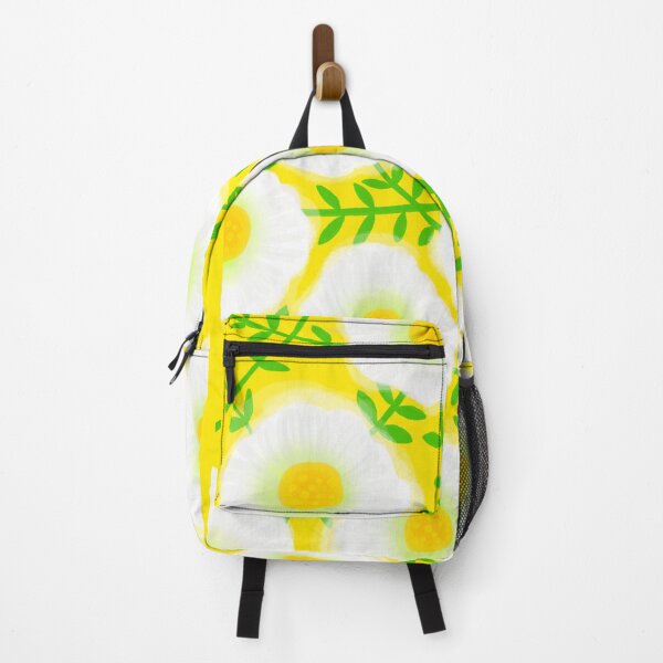 Item preview, Sunny White Blooms on Yellow designed and sold by keikono.studio.