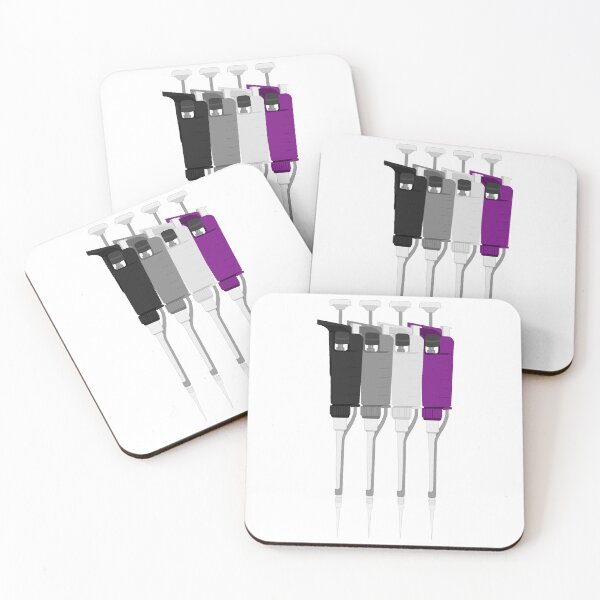 Item preview, Asexual Pride Micropipettes designed and sold by emmacatwheels.