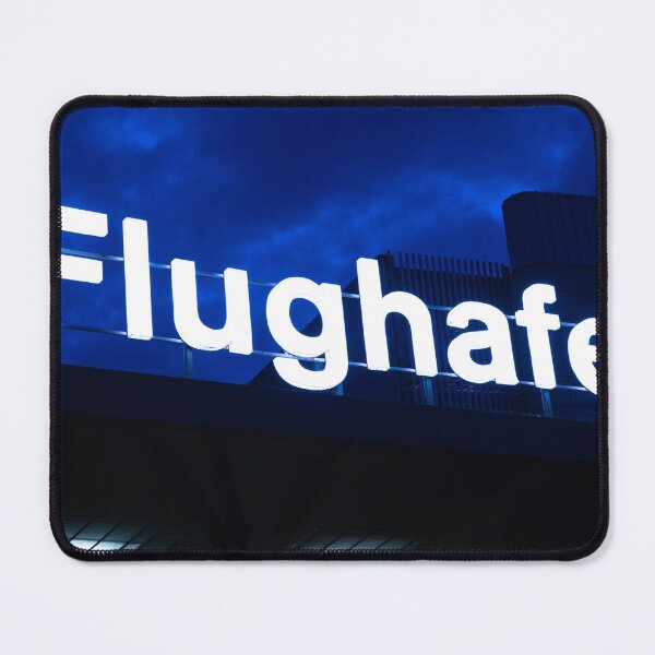 Item preview, Illuminated Entrance Sign to Zurich Airport at Night designed and sold by Mats Silvan.
