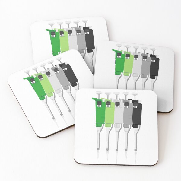 Item preview, Aromantic Pride Micropipettes designed and sold by emmacatwheels.