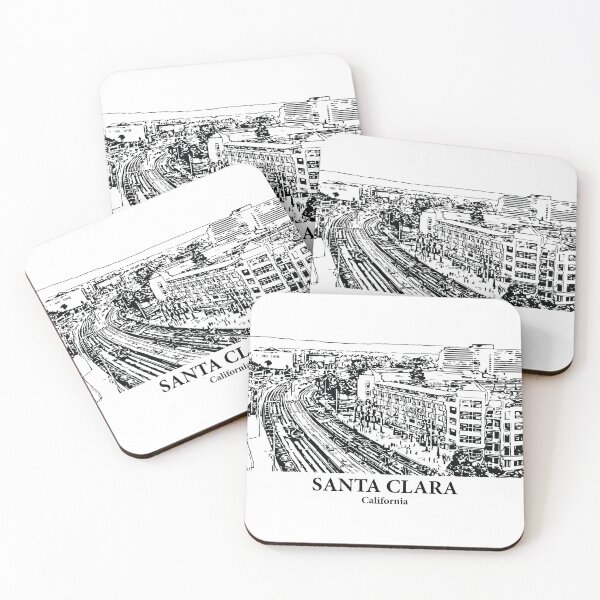 Item preview, Santa Clara – California designed and sold by Lakeric Cityscapes.