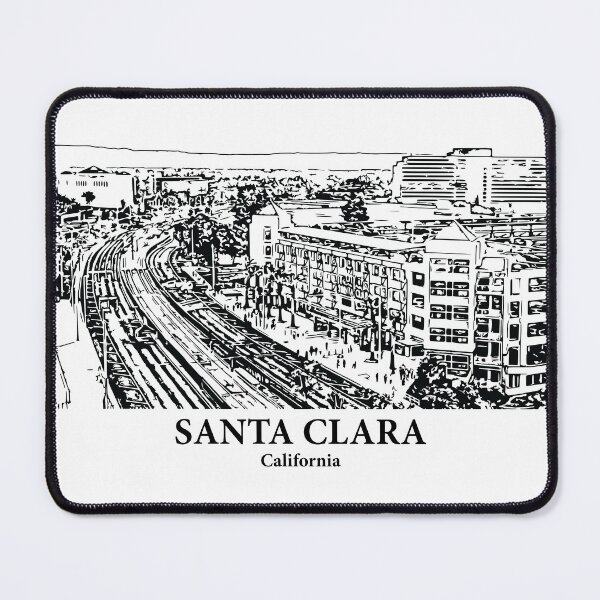 Item preview, Santa Clara – California designed and sold by Lakeric Cityscapes.