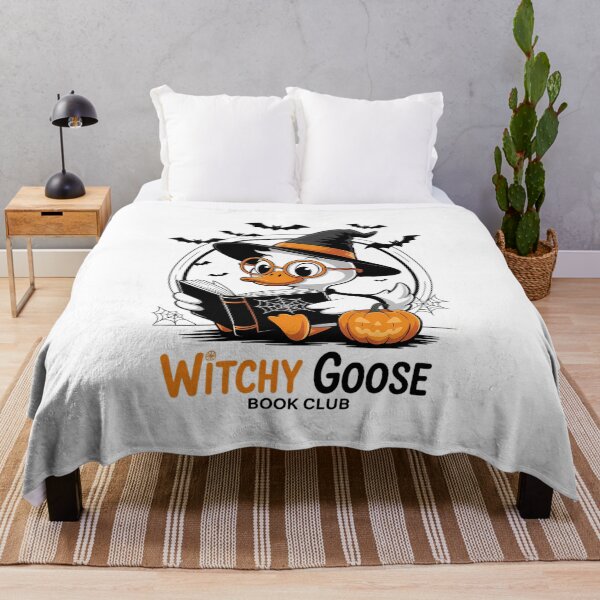 Item preview, Funny Witchy Goose Book Club Halloween designed and sold by blueyeeti.