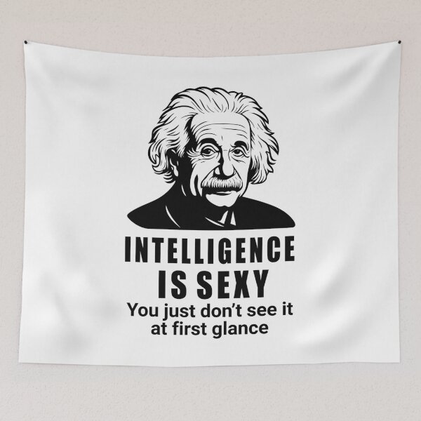 Item preview, Smart & Quirky Intelligence Is Sexy, thinker’s gift designed and sold by Kreativa1.
