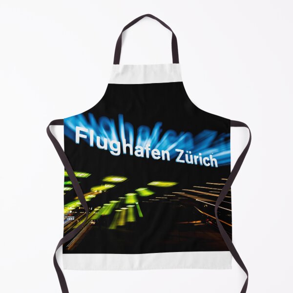 Item preview, Illuminated Entrance Sign to Zurich Airport in Motion at Night designed and sold by Mats Silvan.