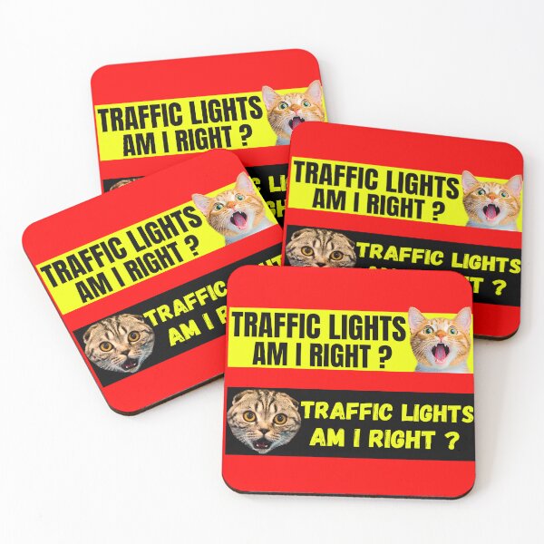 Item preview, Traffic Lights Am I Right? Funny Cat Meme designed and sold by theflandonian.