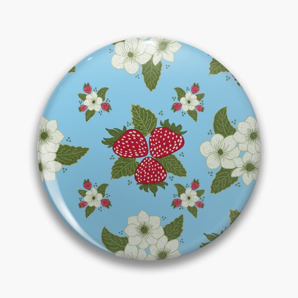 Artikelvorschau, Picknick mit Erdbeeren entworfen und verkauft von Lilac Blooms Designs.
