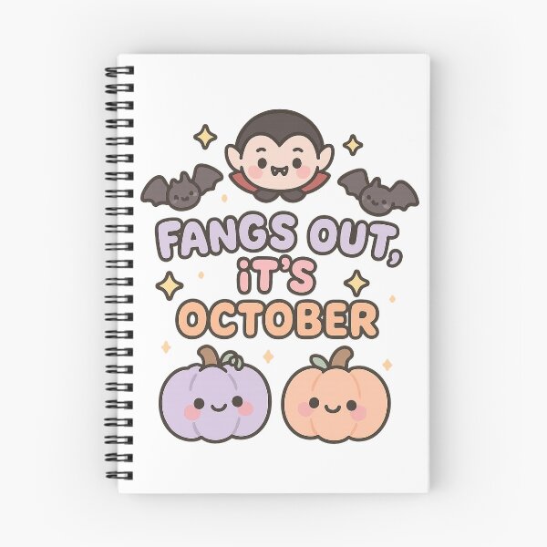 Item preview, Fangs Out, It’s October – Kawaii Edition designed and sold by Aube11.