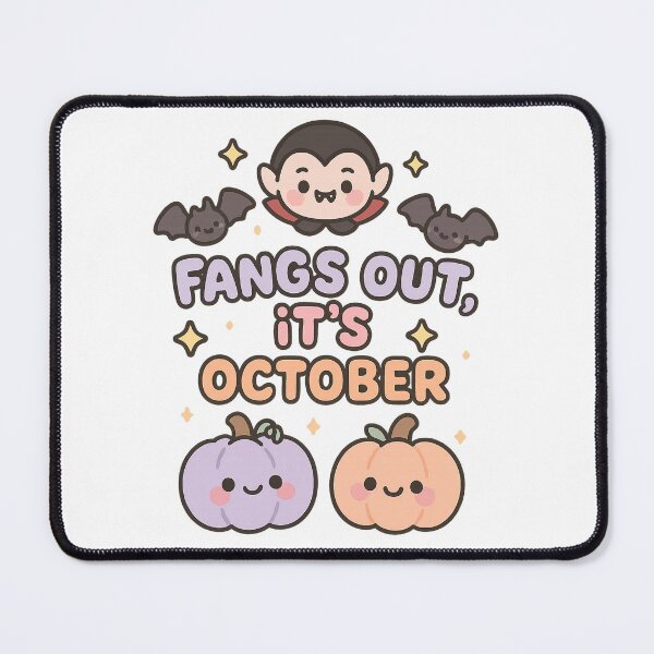 Item preview, Fangs Out, It’s October – Kawaii Edition designed and sold by Aube11.