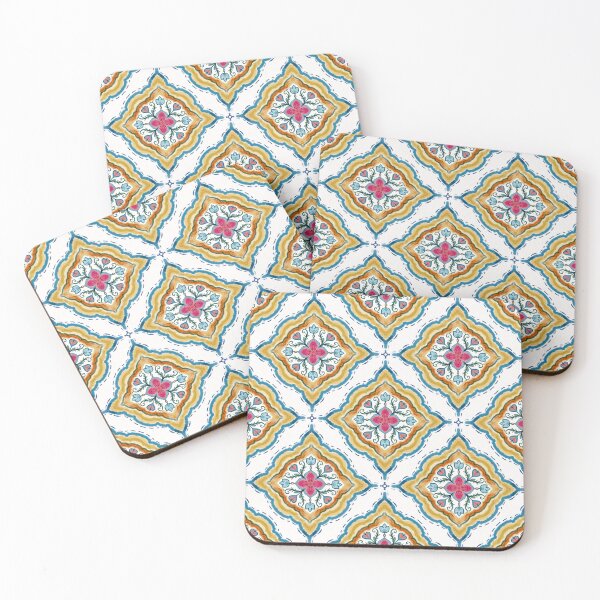 Item preview, Flower Red Yellow Seamless Fabric Patterns designed and sold by iSaRinRaDa.