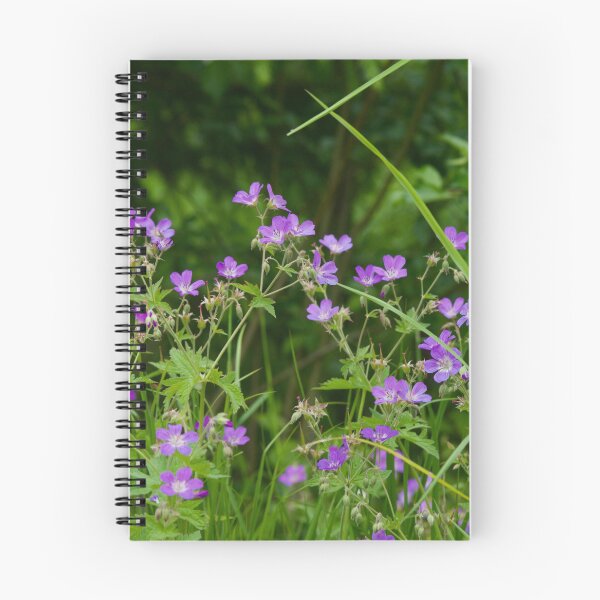 Item preview, Purple wildflowers with forest background designed and sold by PhotoJourneybyPernilla.