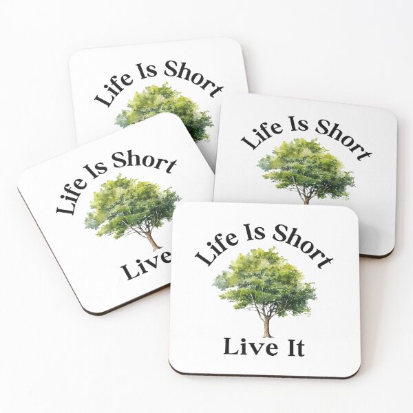 Item preview, Life Is Short Live It Quotes designed and sold by SWETA HALDER.