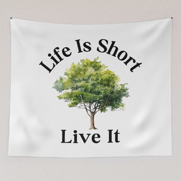 Item preview, Life Is Short Live It Quotes designed and sold by SWETA HALDER.
