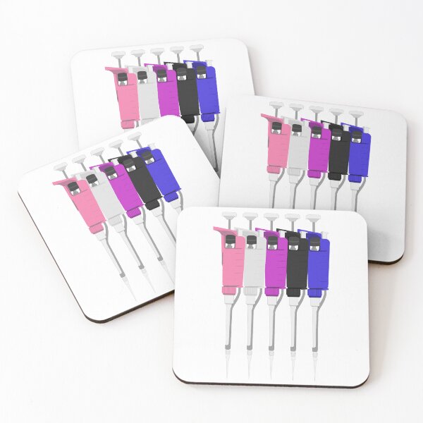 Item preview, Gender Fluid Pride Micropipettes designed and sold by emmacatwheels.