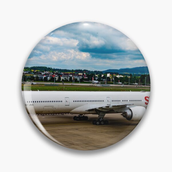 Item preview, Swiss Airlines Passenger Airplane Taxiing on Runway designed and sold by Mats Silvan.