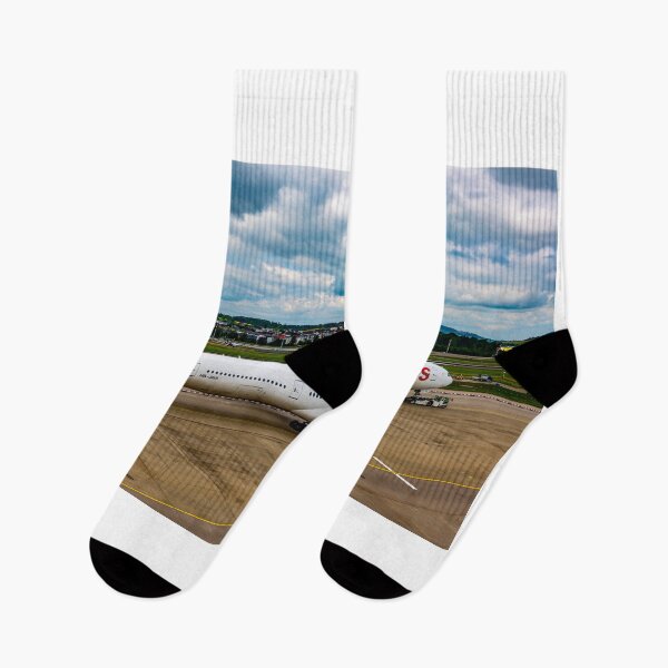 Item preview, Swiss Airlines Passenger Airplane Taxiing on Runway designed and sold by Mats Silvan.