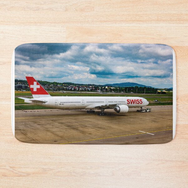Item preview, Swiss Airlines Passenger Airplane Taxiing on Runway designed and sold by Mats Silvan.