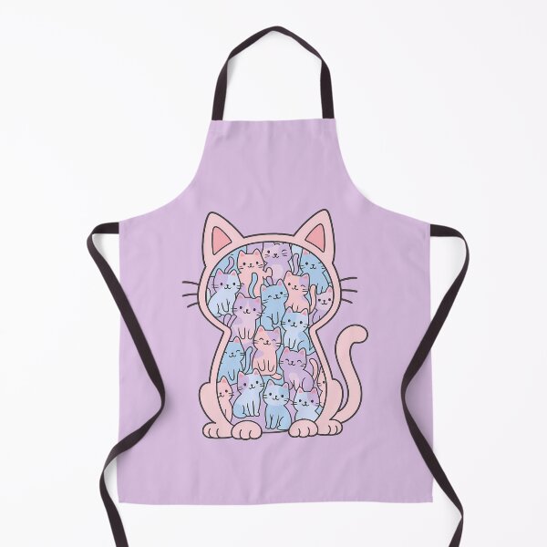 Item preview, Pastel Cats Pattern Art designed and sold by OMdesign10.