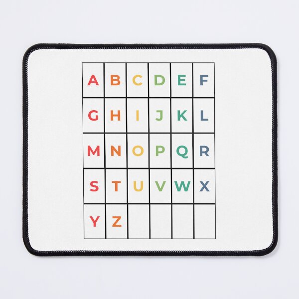 Item preview, Fun Alphabet Poster for Kids – A to Z in Bright Pastel Colors designed and sold by thoratsdesign.